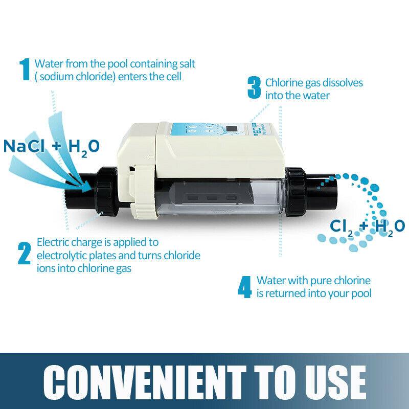salt chlorine generator cell part # ec salt water system for 26000 gallon pool