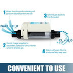 complete salt water pool chlorine generator system for 26400 gallon chlorinator