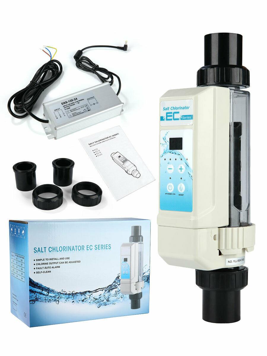 complete salt water pool chlorine generator system for 26400 gallon chlorinator