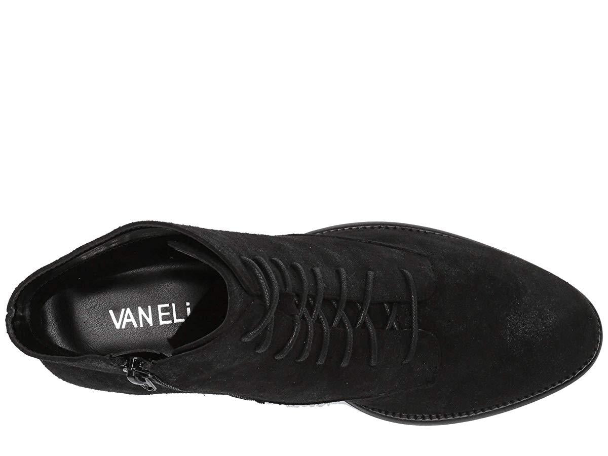 Vaneli Hamlet Black/Silver Rory Suede
