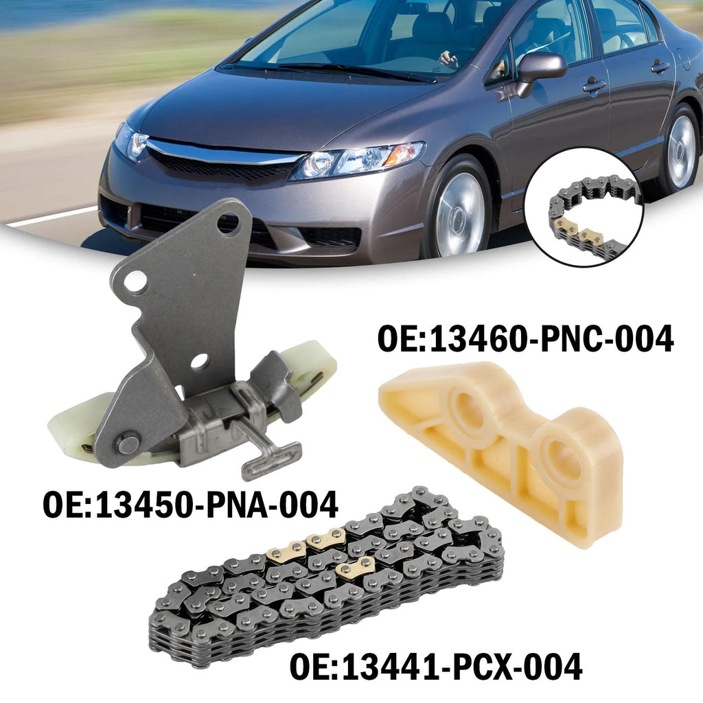 2002-2011 Honda Civic 2.0L L4 Oil Pump Chain Tensioner Guide Kit 13441PCX004 13450PNA004 13460PNC004 Generic