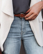 Token Faux Leather Belt