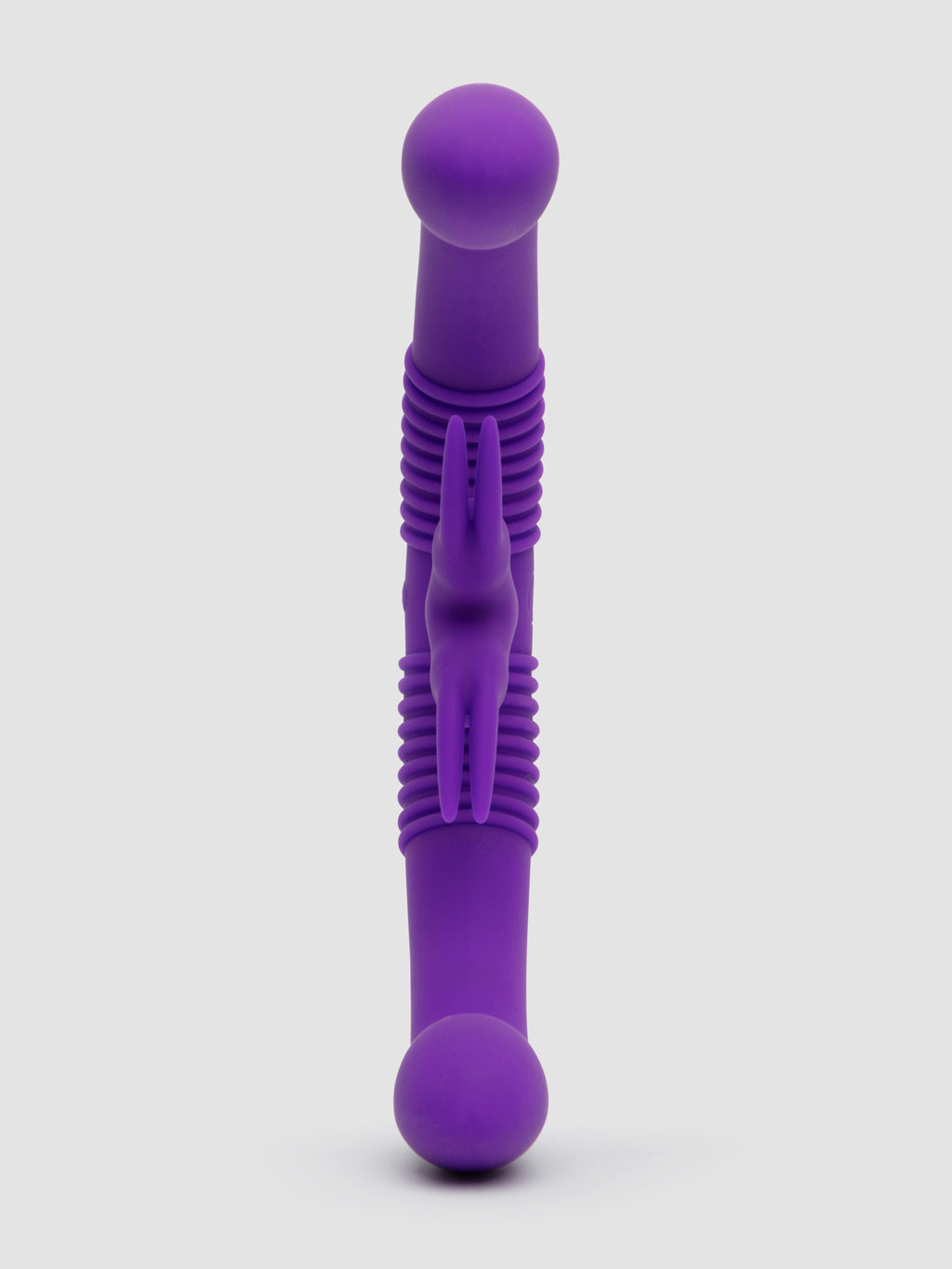 Together Toy Remote Control Dual Motor Couple's Rabbit Vibrator, Purple
