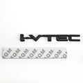 3D Metal i-VTEC Car Trunk Rear Turbo Fender Emblem Badge Decals Stickers Black Generic