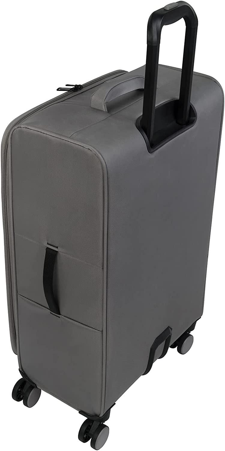 Accuracy 28" Softside Checked 8 Wheel Spinner, Grey Skin