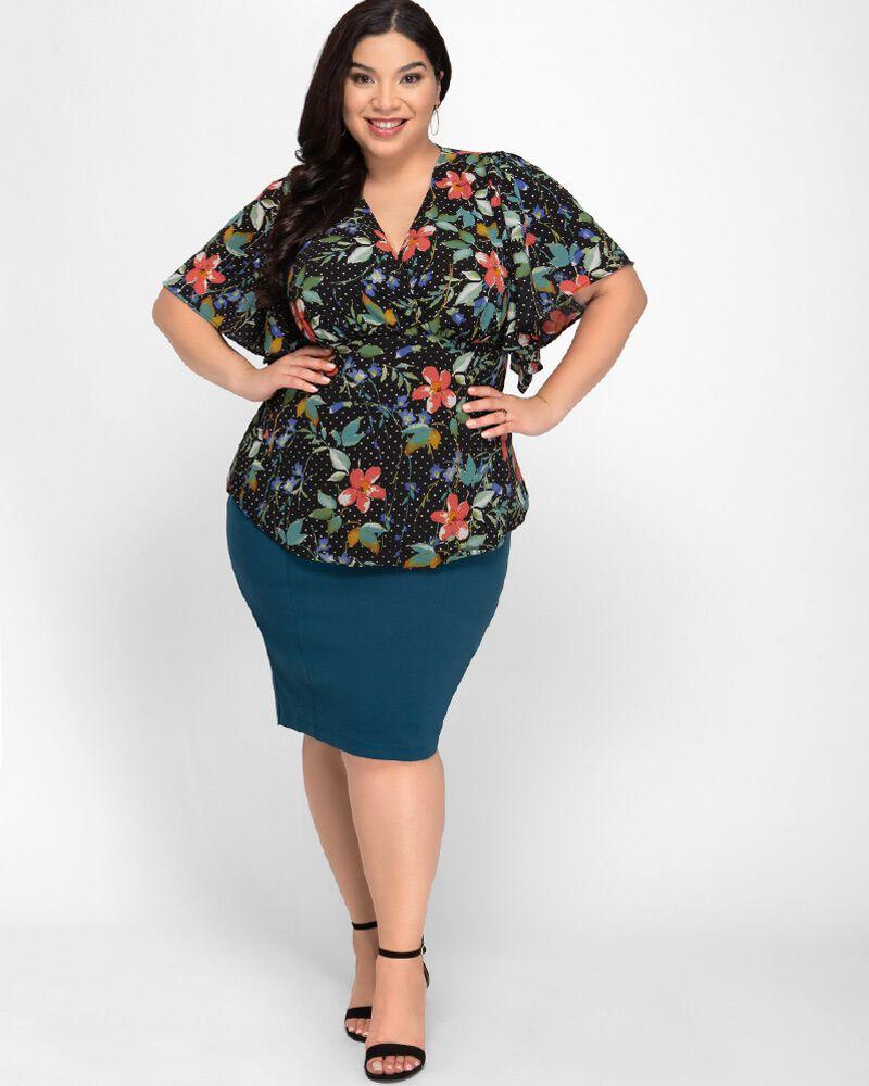 priscilla knit pencil skirt