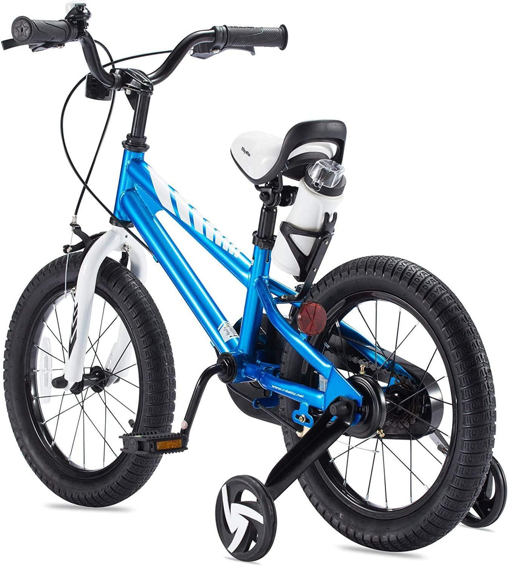 RoyalBaby Boys Girls Kids Bike BMX Freestyle 2 Hand Brakes Bicycles with Training Wheels Child Bicycle
