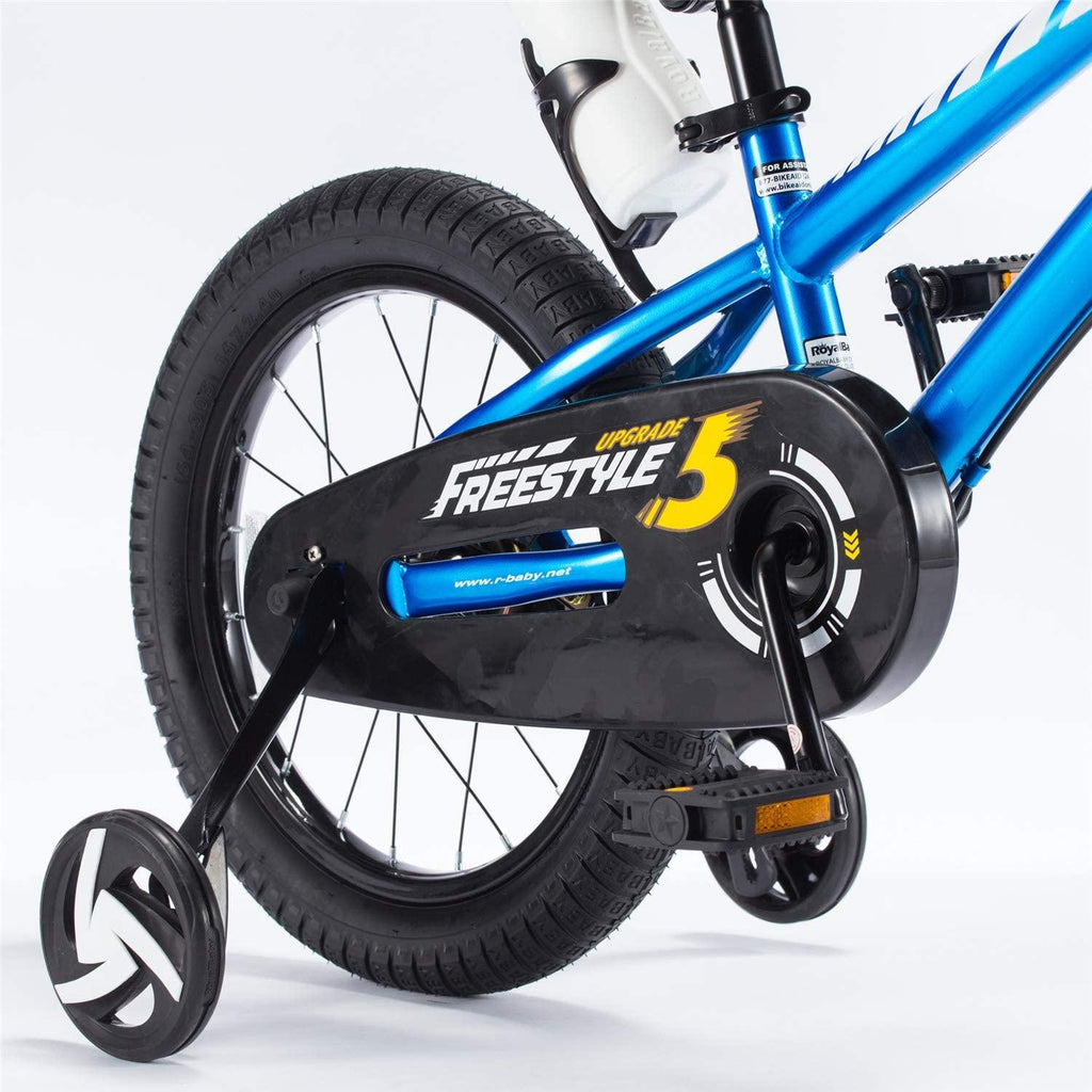 RoyalBaby Boys Girls Kids Bike BMX Freestyle 2 Hand Brakes Bicycles with Training Wheels Child Bicycle