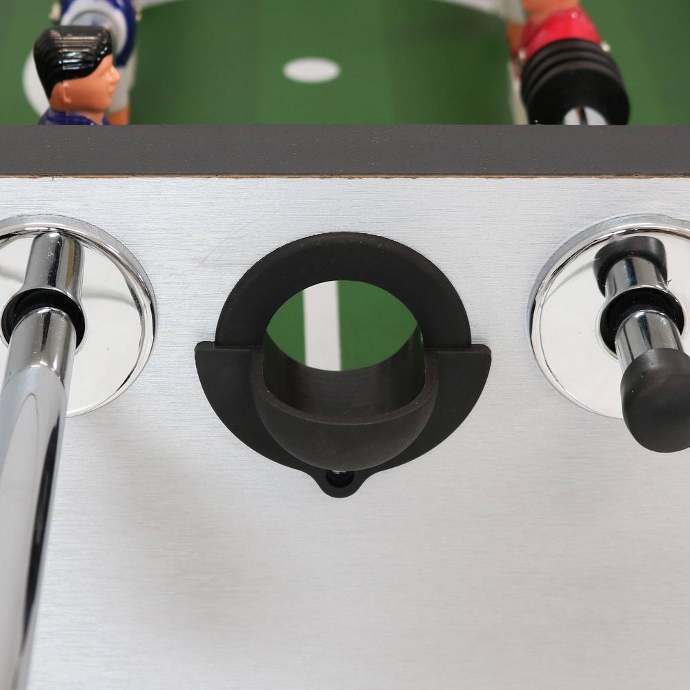 55 in. Metallic Foosball Arcade Soccer Sports Table