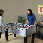 55 in. Metallic Foosball Arcade Soccer Sports Table