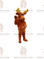 Brown Caribou BIGGYMONKEYMascot Costume. caribou costume