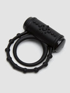 Tracey Cox Supersex Rechargeable Vibrating Love Ring, Black
