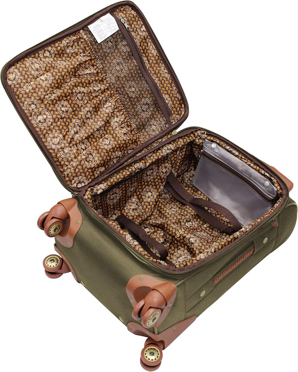 28 Inch 8 Wheel Spinner, Olive Green, One Size