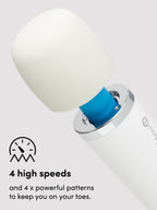 Magic Wand Rechargeable Extra Powerful Cordless Vibrator, White