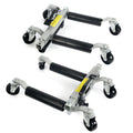 2pc 1500lb HYDRAULIC Positioning Car Wheel Dolly Jack Lift hoists Moving Vehicle