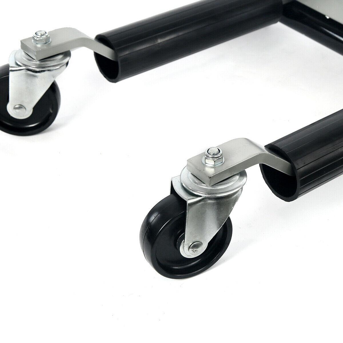 2pc 1500lb HYDRAULIC Positioning Car Wheel Dolly Jack Lift hoists Moving Vehicle