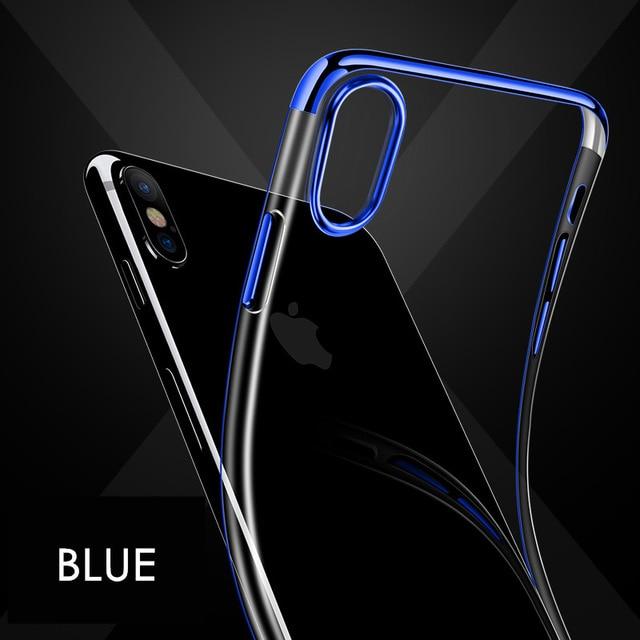 Luxury Silicone Soft Back Phone Cases for iphone