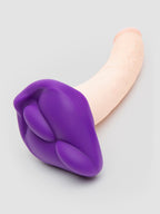 Bumpher Stimulating Silicone Strap-On Harness Cushion, Purple