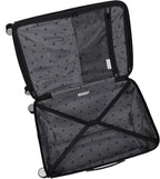 Legion 28" Hardside Checked 8 Wheel Expandable Spinner, Silver