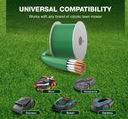 150m/492ft Boundary Cable for Robot Lawnmower, Garden Wire Accessory Set, with 50 Pegs, 10 Cable Connectors, 20 Sets of Connection Terminal, Universal Boundary Wire, Compatible with /Worx