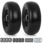 15x6.00-6 Rubber Lawn Mower Tire and Wheel, 2 Pcs Replacement 15x6-6nhs Riding Mowers Lawn Tire and Wheel with Bearing Bore 3/4", 3" Centered Hub