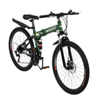 Hotwon 26 inch Full Suspension Mountain Bike 21 Speed Folding Bike Non-slip Bike
