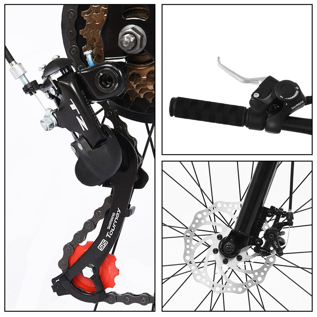 Hotwon 26 inch Full Suspension Mountain Bike 21 Speed Folding Bike Non-slip Bike