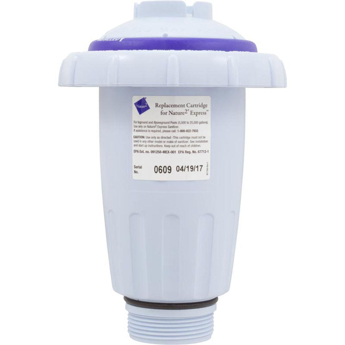 Zodiac Pool Solutions Zodiac Nature2 Express Ig/Ag Cartridge Single