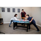 Face-Off 5 ft. Air Hockey Game Table for Family Game Rooms with Electronic Scoring, Pucks and Strikers