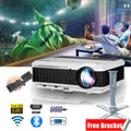6000lms android blue-tooth wifi projector smart home theater wireless tv youtube