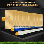 36Pcs Replacement Blades Compatible for  Luba &amp; Yuka All Series, Robust ium Replacement Robotic Lawnmower Blades, with Plastic Washers