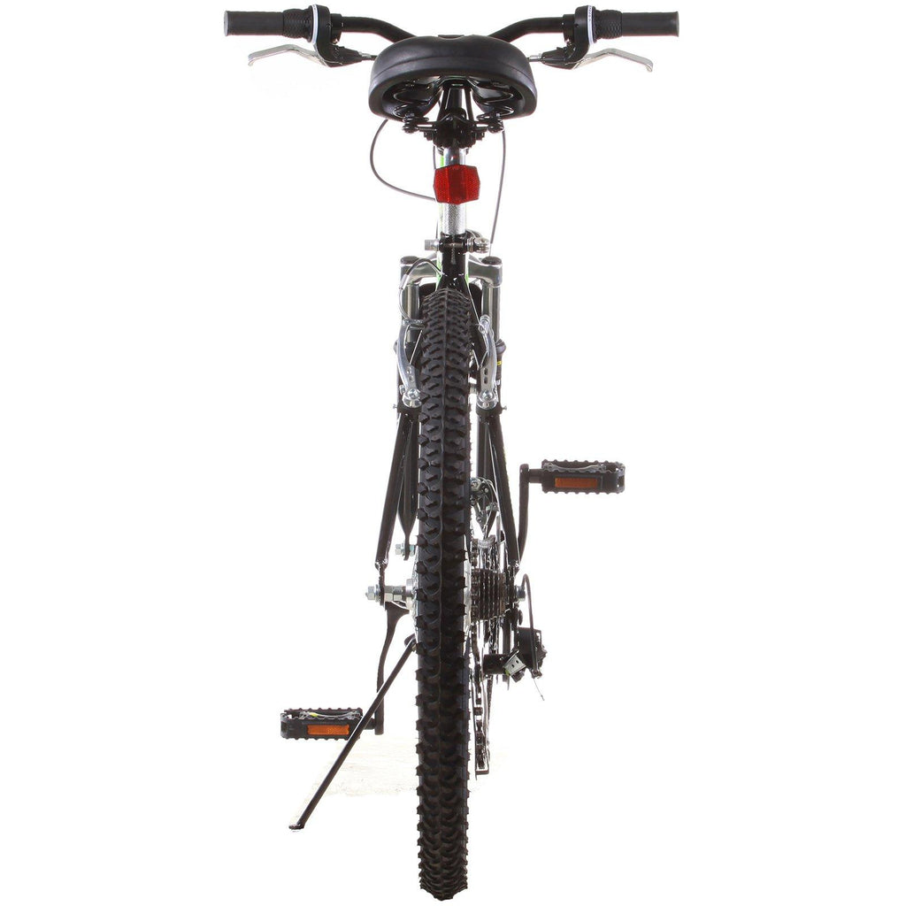 26" Trail 21-Speed Suspension Men's Mountain Bike, Green and Black