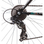 26" Trail 21-Speed Suspension Men's Mountain Bike, Green and Black