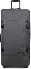 Tranverz - Suitcase with Wheels - Rolling Luggage for Travel with TSA Lock, 2 Wheels, 2 Compartments, and Compression Straps - L, Black Denim
