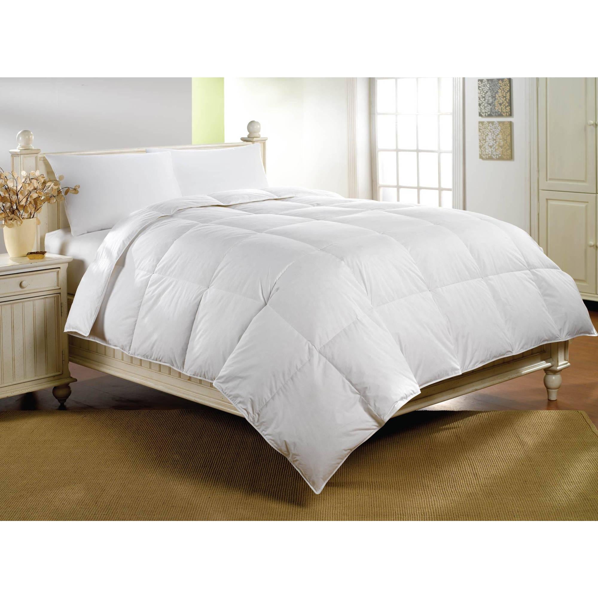 St James Home White Duck Down Comforter, 400 Thread Count - King
