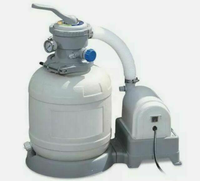 summer waves 10 inch sand filter pump system for above ground swimming pools