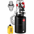 6 Quart 12V Single Acting Hydraulic Pump Dump Trailer Unloading Remote Lift
