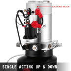 6 Quart 12V Single Acting Hydraulic Pump Dump Trailer Unloading Remote Lift