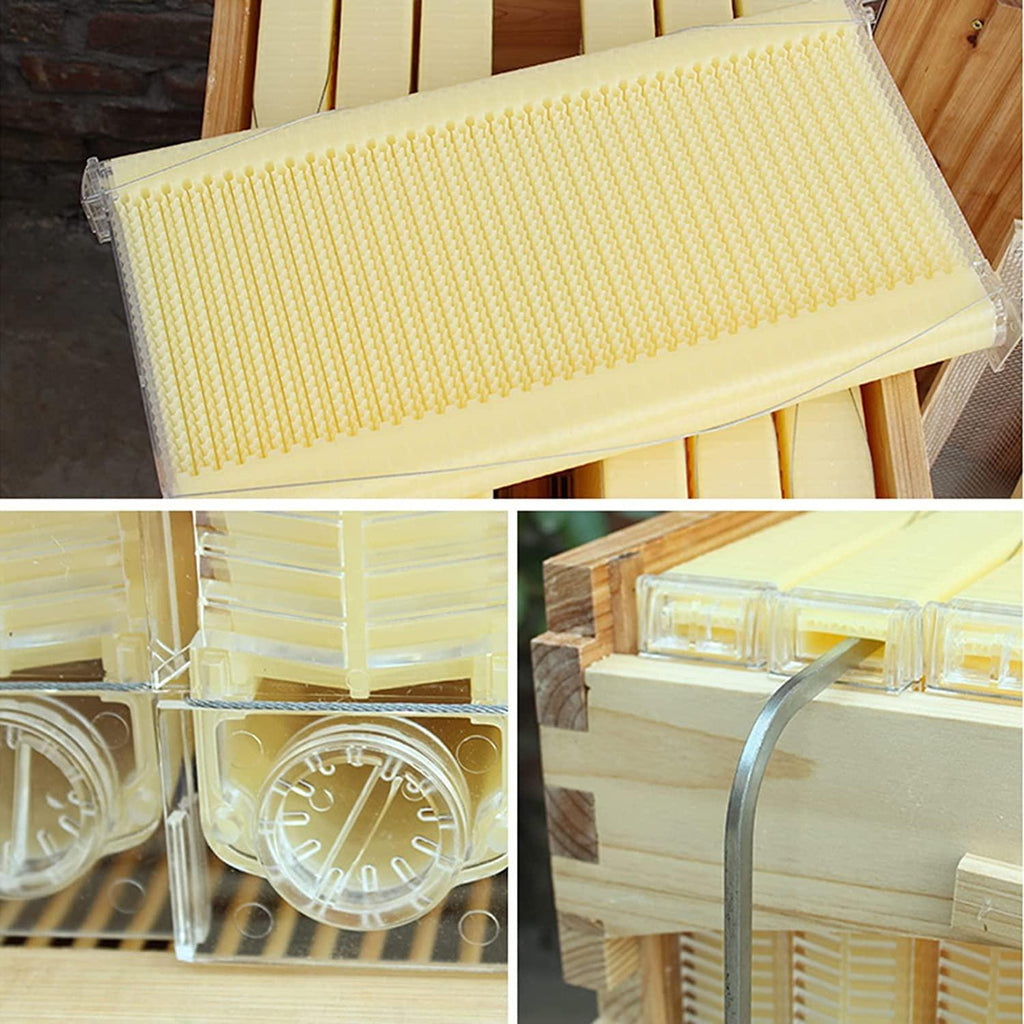 fumeng auto flow beehive,wooden flow hive beehive house kit no pollution beekeeping honey for beekeepers food grade bpa,7 beehives