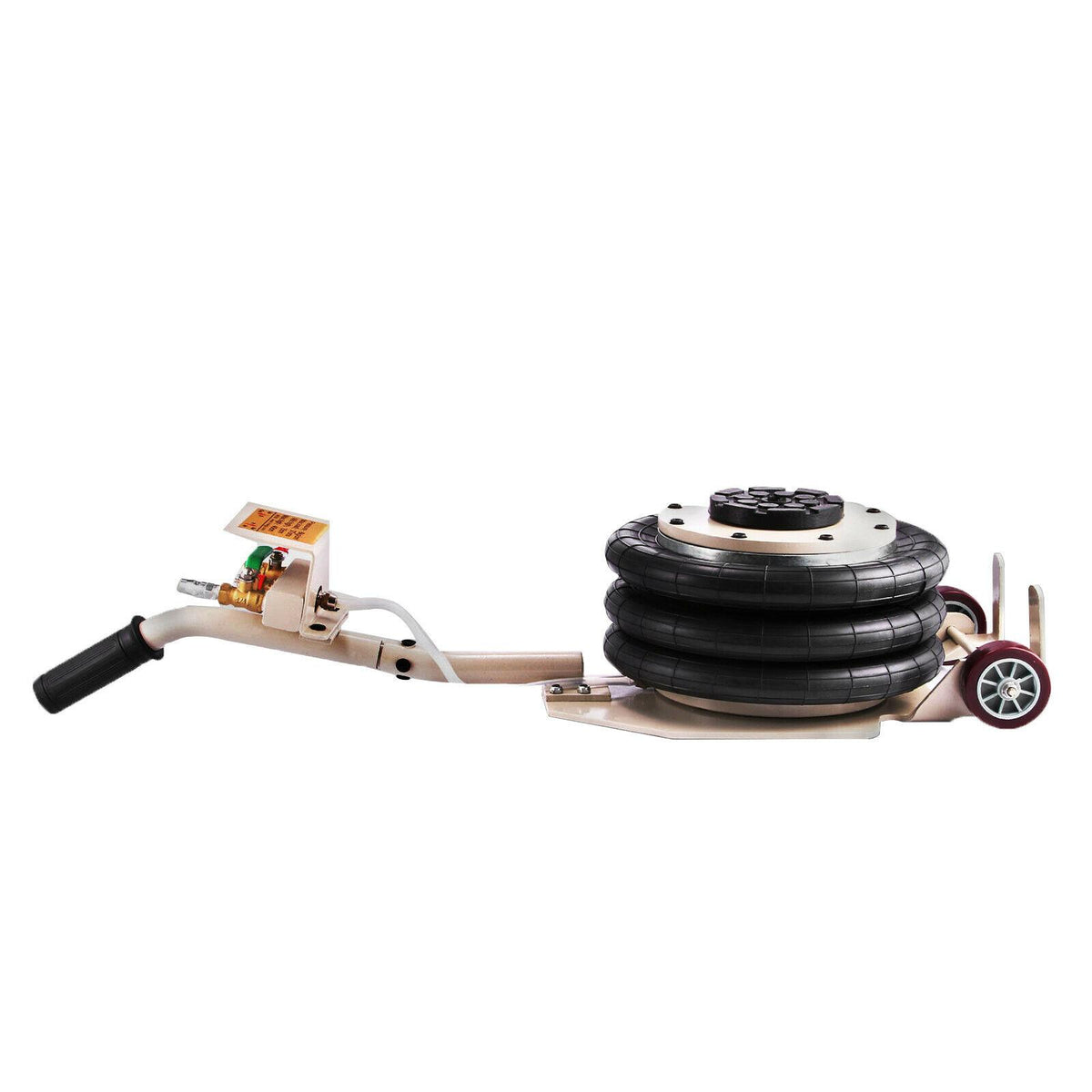 6600LBS Triple Bag Air Jack Pneumatic Jack Lifting Jack Stands Adjustable 3 Ton