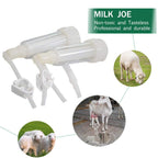 yimei toys goat milking machine pulsating mobile vacuum pump milking machine, agricultural stainless steel food-grade barrel milking machine automatic stop device.(14l,goat)