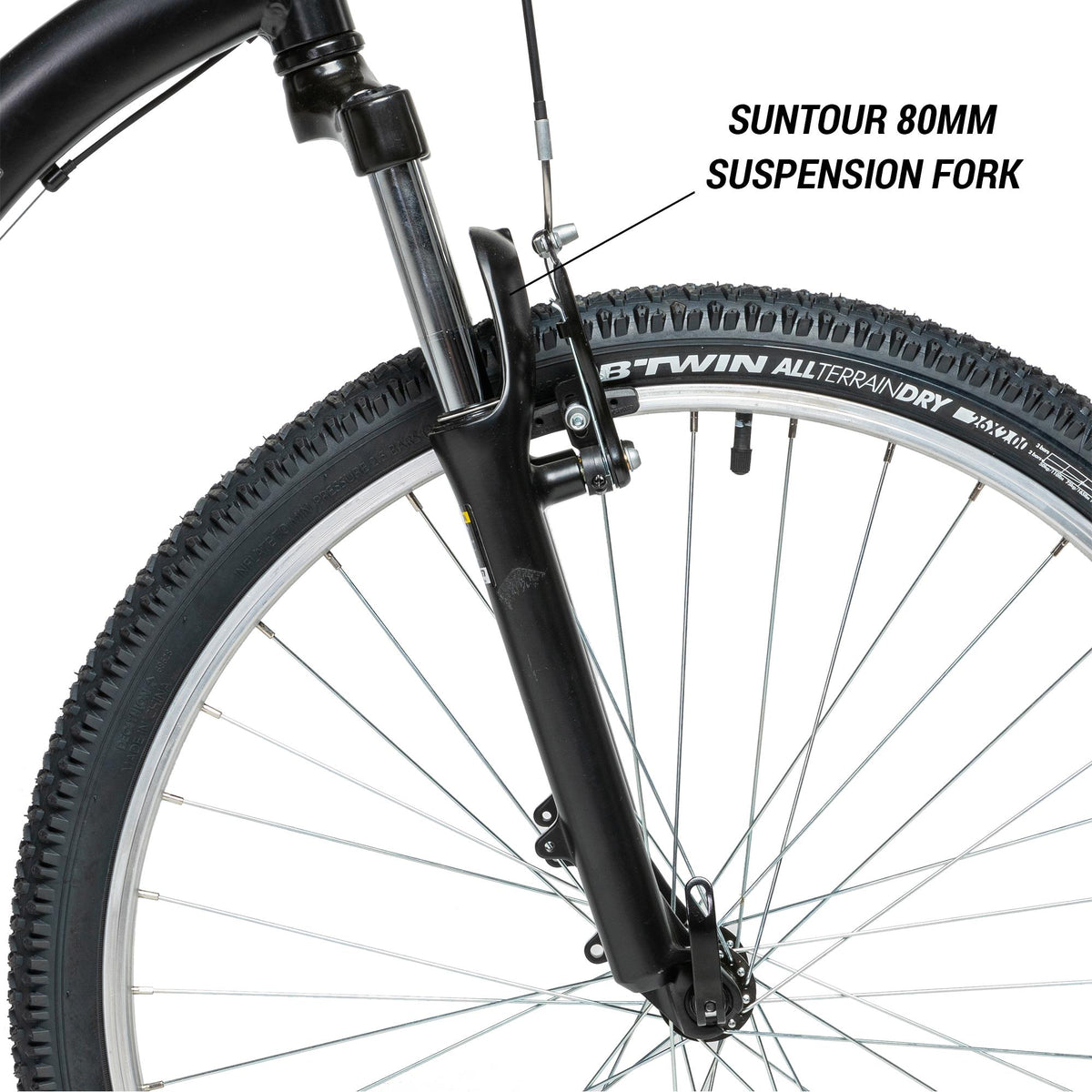 Decathlon Rockrider ST50 Aluminum Mountain Bicycle 26 In., Black, Small