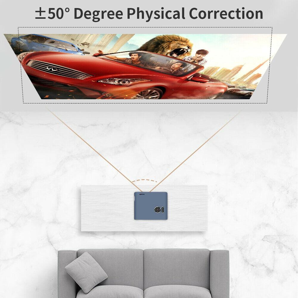 2022 android 9.0 wifi native projector 1080p led cinema tv blue tooth airplay us