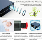 2022 android 9.0 wifi native projector 1080p led cinema tv blue tooth airplay us