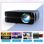 2022 android 9.0 wifi native projector 1080p led cinema tv blue tooth airplay us