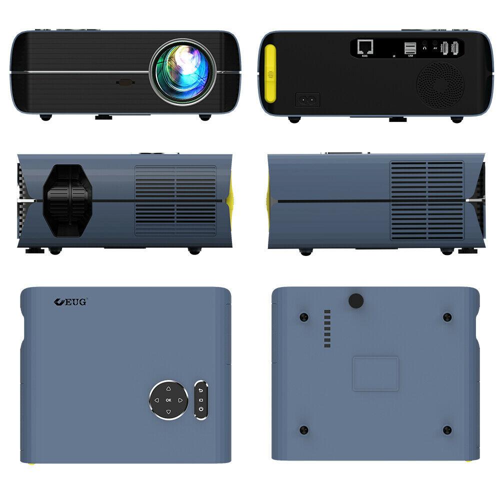 2022 android 9.0 wifi native projector 1080p led cinema tv blue tooth airplay us