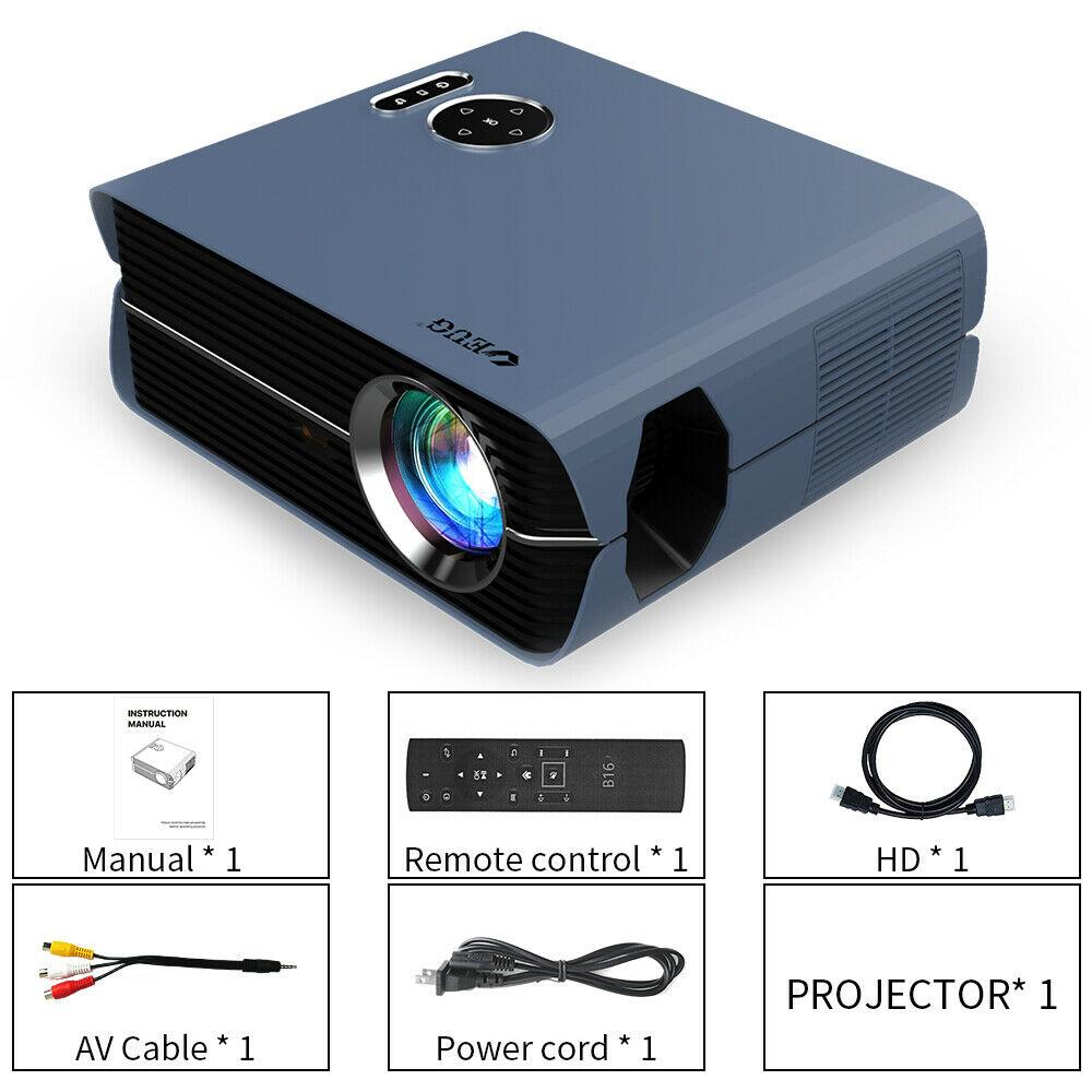 2022 android 9.0 wifi native projector 1080p led cinema tv blue tooth airplay us
