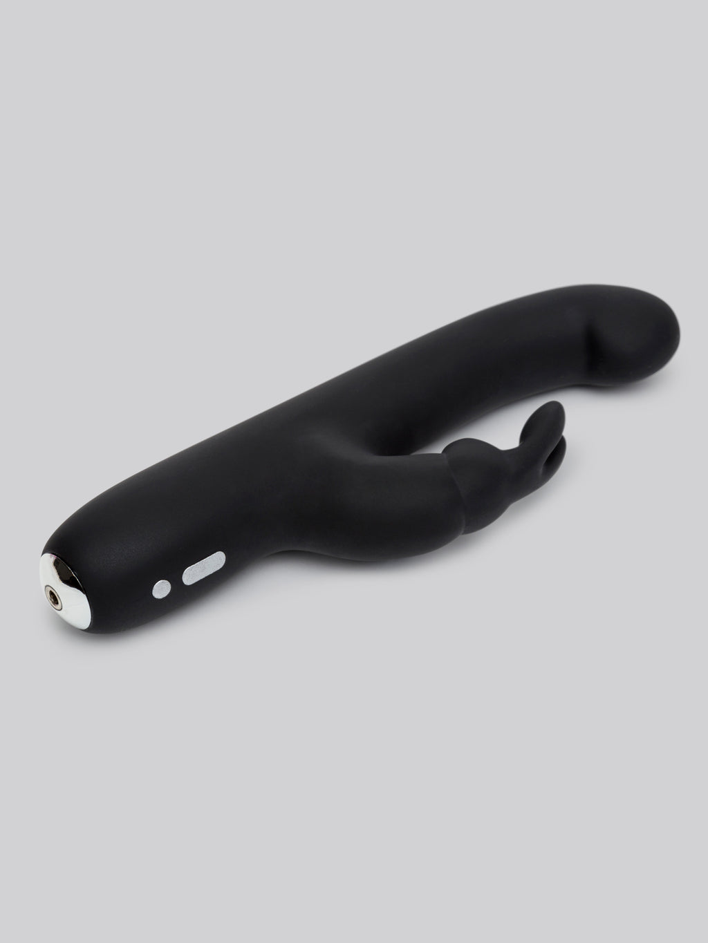 Happy Rabbit Slimline G-Spot Rechargeable Rabbit Vibrator, Black