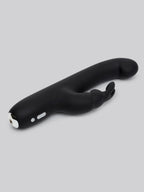 Happy Rabbit Slimline G-Spot Rechargeable Rabbit Vibrator, Black