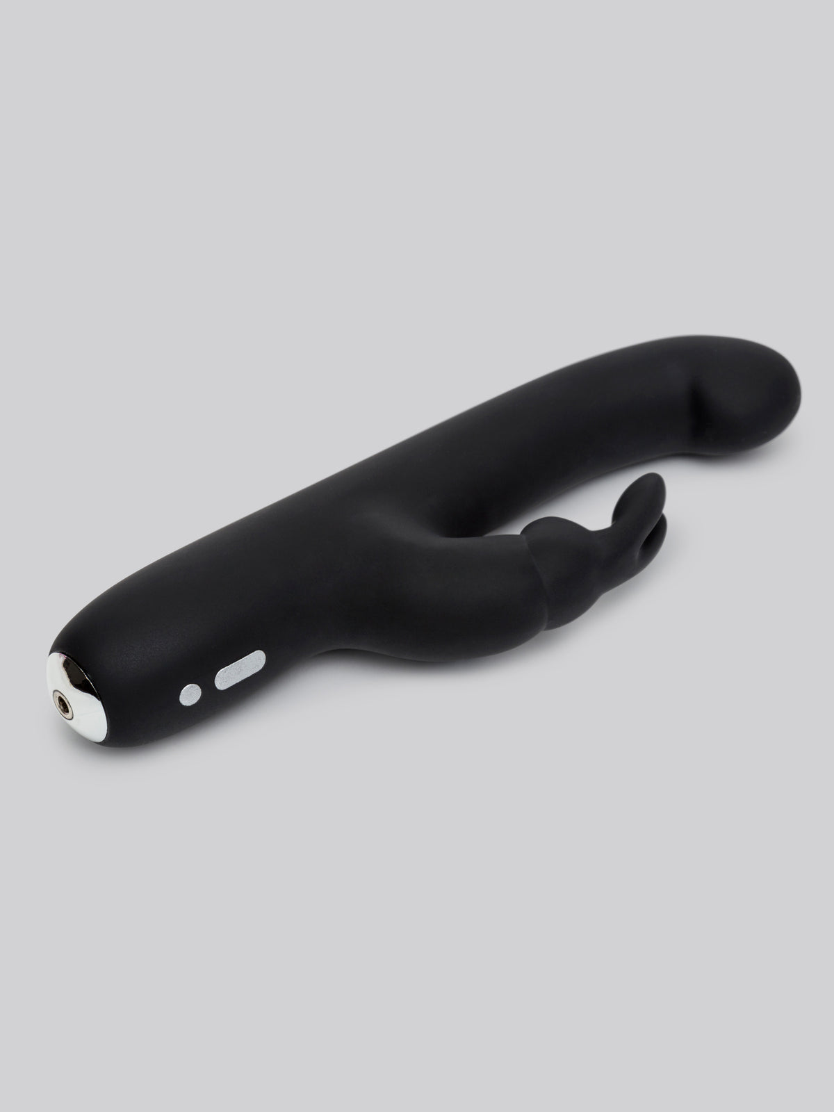 Happy Rabbit Slimline G-Spot Rechargeable Rabbit Vibrator, Black